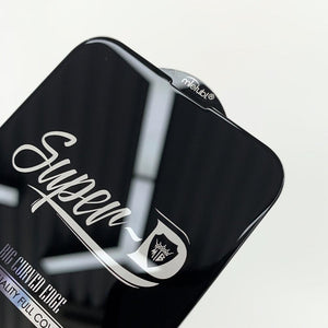 2PCS Super Glass for iphone 14 13 Pro Max screen protector best Oleophobic Coating 2.5D edge full glue cover for iPhone 14 13 mini Black Edge 9H Tempered Glass Film Case-Friendly HD Clear Screen Protector For iPhone