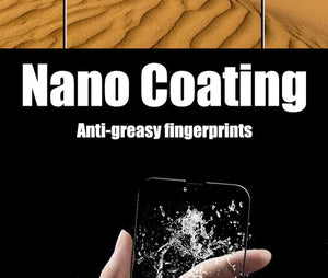 4Pcs Full Cover Protective Glass For iPhone 14 11 12 13 Pro Max Screen Protector For iPhone X XR Xs Max Tempered Glass Film 9H Tempered Glass Film Case-Friendly Screen Protector For iPhone