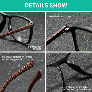 BARCUR Original Design Unisex Lightweight Reading Glasses – Classic and Comfortable Eye Protection for Men and Women Rectangle Frame