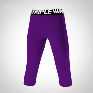 Kids Boy Girl Capri Running Tights Pants