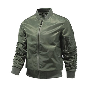 Versatile Men's Bomber Jacket  Perfect for Spring  Autumn