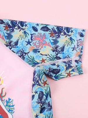 Children's UV Protective Long Sleeve Swimwear