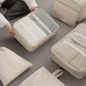 7/8/9/10/11 Pcs Set Travel Organizer Storage Bags Suitcase Packing Cubes Set Cases Portable Luggage Clothes Shoe Tidy Pouch