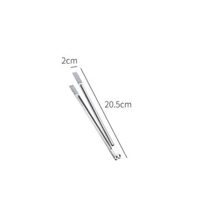 Stainless Steel BBQ Tongs Food Serving Clip Ice Cube Clamp Buffet Tools