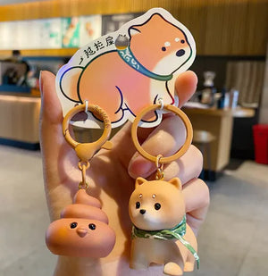 Couple A Pair Of Buckles Creative Keychain