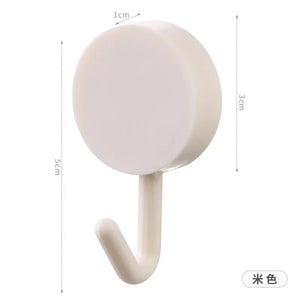 No-Punch Wall Hooks - Kitchen Decorative Plastic Hangers