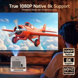 Magcubic HY350Max 900ANSI Android 14 Projector Auto Focus Projector Support 8K Native 1080P Wifi6 BT5.4 16G Allwinner H726 Portable Projector