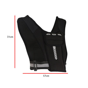 Reflective Running Vest with Phone Pocket