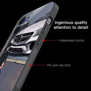 Boy Girl See Cool Sports Car Drift Case For iPhone 14 13 12 11 Pro Max Cover X XR XS Max 12Mini 13Mini 6 6S 7 8 Plus 5 5S Slim Back Cover Designer Matte Finish Hard Ultra Protective & Anti Shock