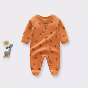 Newborn Baby Knitted Footie Jumpsuit