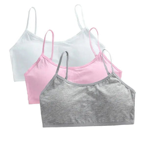 Girls Breathable Cotton Bras