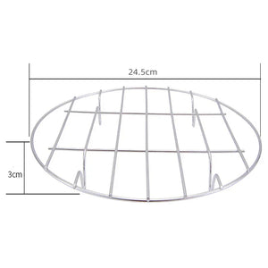 304 Stainless Steel Steamer Rack Tray for Rice Cookers and Air Fryers