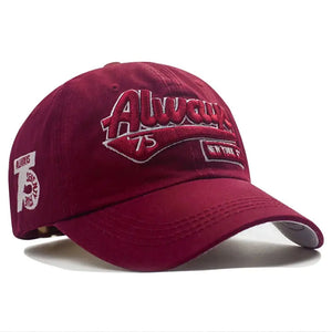 Versatile Cotton Snapback Hat Unisex Style