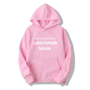 Written And Directed By Christopher Nolan hoodies Mens  Women's