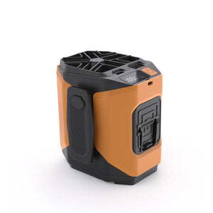 Portable Waist Fan Rechargeable Cooling Fan with Flashlight Neck Hands-Free for Outdoor Indoor Camping Travel As Power Bank
