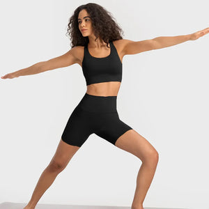 Nude Feel Yoga Sets  Cross Back Bra & Joggers