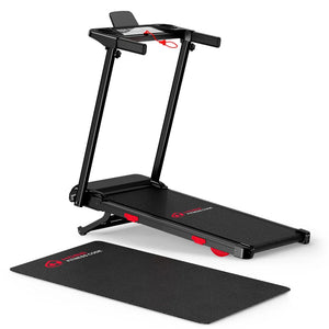 Folding Treadmill with incline Portable Treadmills Home with HandleBar,Walking Pad Foldable 3.0HP Quiet Brushless LED Dispay