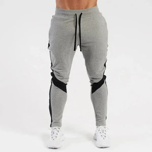 Men's Micro Elastic Joggers with Spliced Cuffs