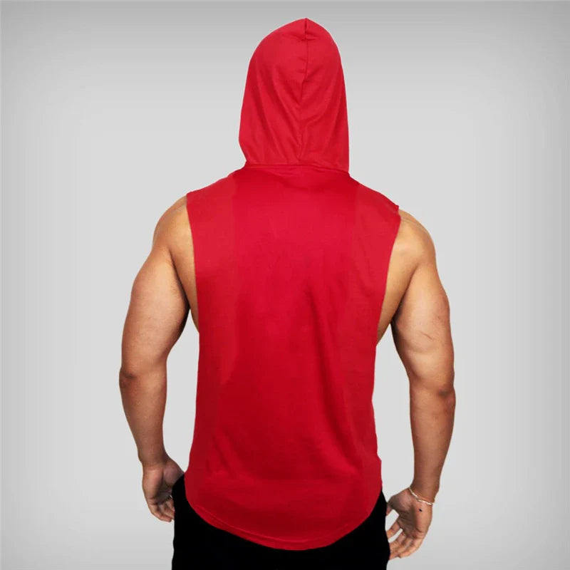 Cool Breathable Stringer Hoodies for Gym and Running