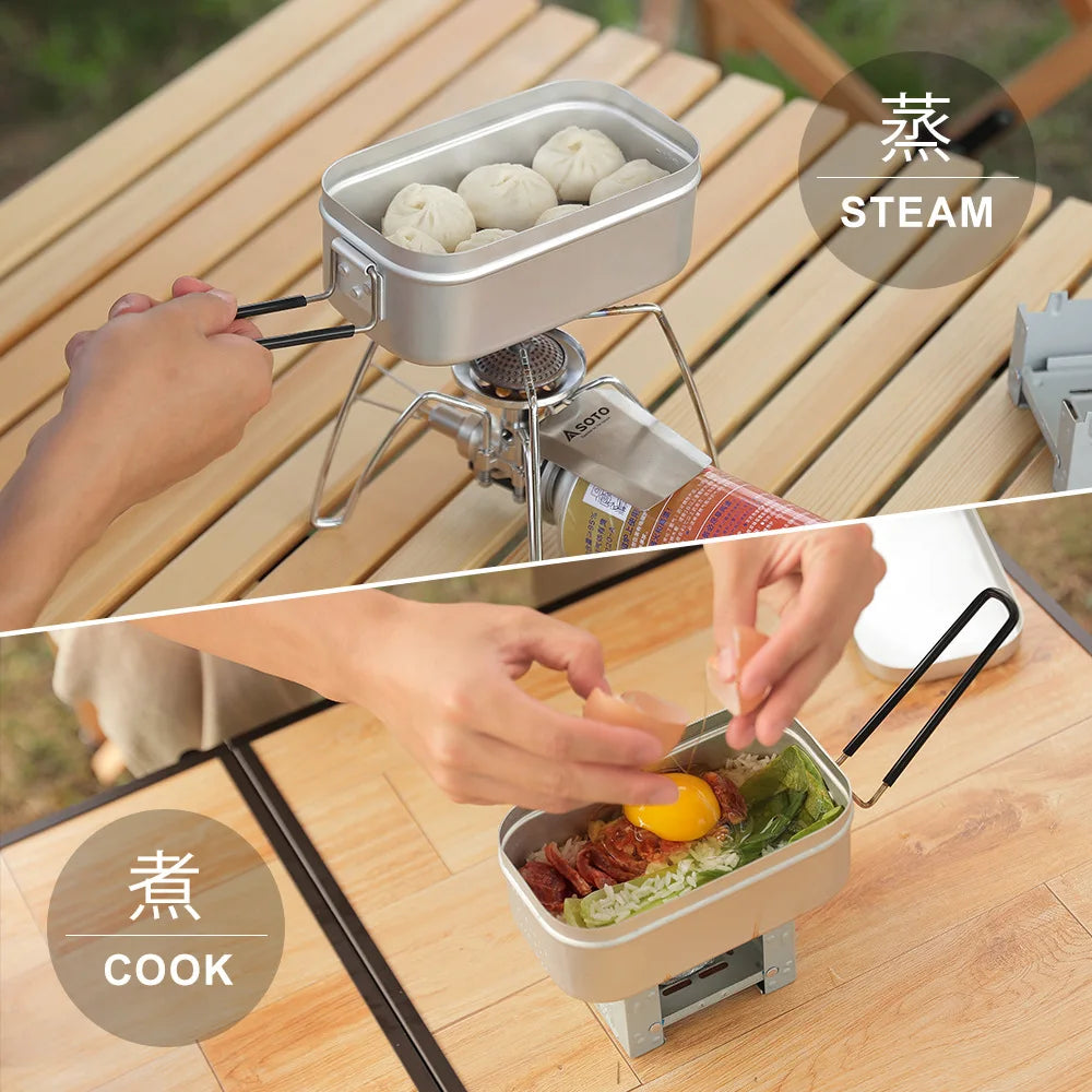 Aluminum Lunch Box with Reheating Function
