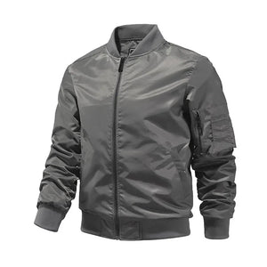 Versatile Men's Bomber Jacket  Perfect for Spring  Autumn
