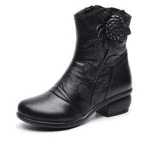 Timeless Style Handmade Leather Ankle Boots