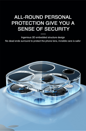 4Pc Camera Lens Protector For iPhone 14 13 12 Pro Max Full Cover Tempered Glass For iPhone 13 12 Mini Camera Protector Lens Film Camera Protective Glass For iphone