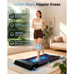 Nilent Under Desk Treadmill: BLDC Core & XL Belt Walking Pad