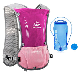 Running & Hiking Hydration Vest 5L Capacity 2L Bladder Included
