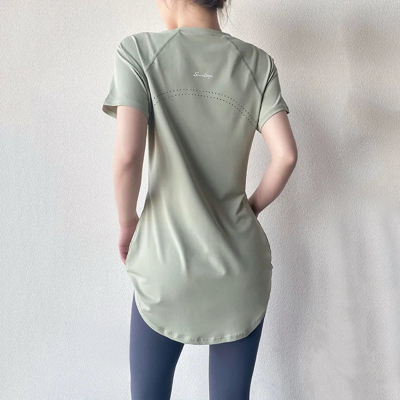 Women's High Performance Yoga Shirt