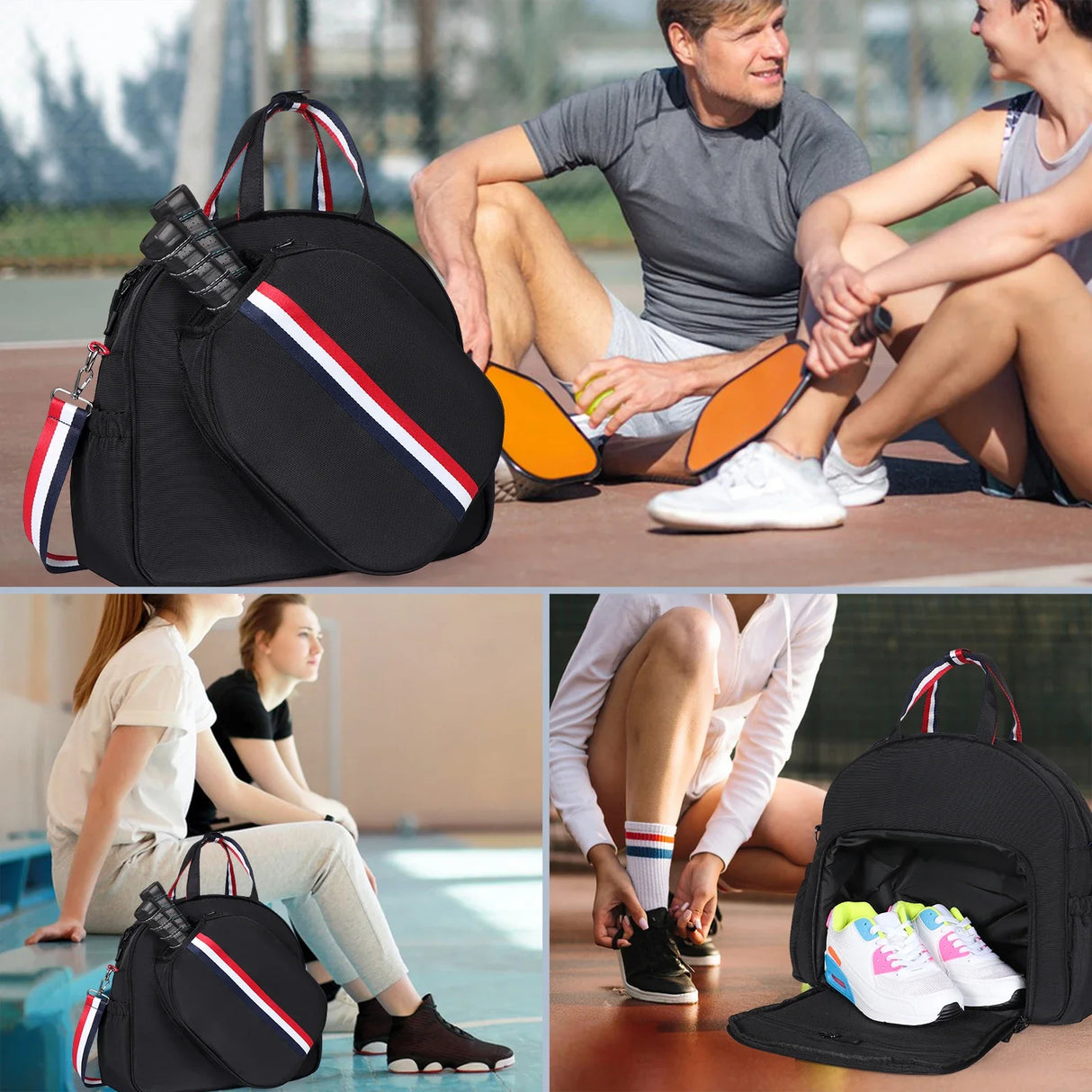 Adjustable Pickleball Paddle Backpack