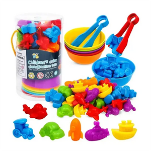 Early Learning Rainbow Car Counting Game