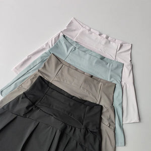 Women's High Waisted Sports Skirts Yoga Running Tennis Golf