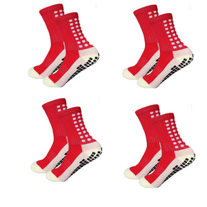 4 Pack Men s Anti Slip Soccer Socks