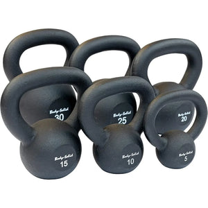 Matte Black Kettlebell for Weightlifting & Cross Training