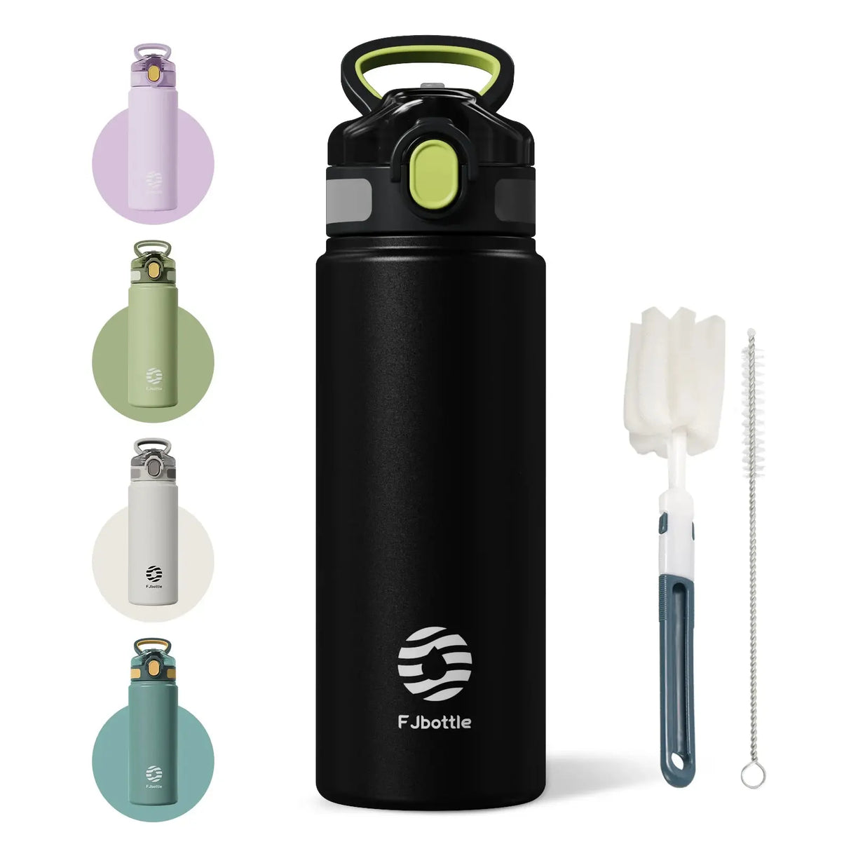 Thermos Bottle with Straw 600ml 720ml Stainless Steel