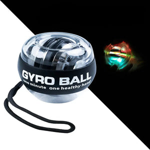 Self-Starting LED Gyro Ball for Hand and Wrist Strength