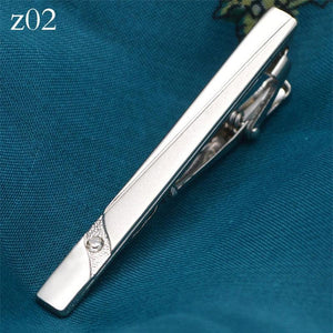 New Metal Silver Color Tie Clip For Men Wedding Necktie Tie Clasp Clip Tie Clips for Men Tie Bar Clip  Regular Ties Necktie Wedding Business Tie Pin Clips Gentleman Ties Bar Elegant Men's Accessories
