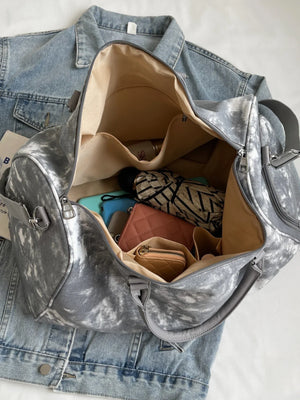 Travel Bag with Shoe Storage & Crossbody Versatility