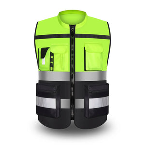 Reflective Construction Vest Improved Visibility, Enhanced Safety