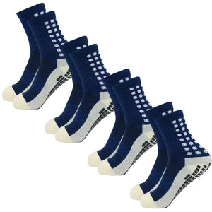 4 Pack Men s Anti Slip Soccer Socks