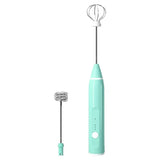 USB Rechargeable Milk Frother Handheld Coffee Mixer Egg Beater