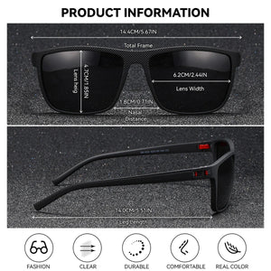 BARCUR Original Trendy White Pink Polarized Sunglasses Lightweight Comfort Square PC Eyewear for Women Sports UVA & UVB Protection Trendy Sun Glasses for Summer