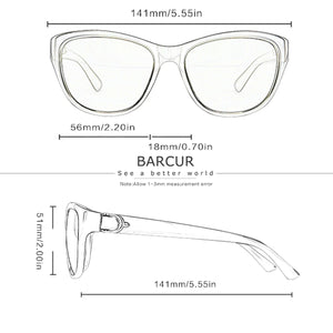 BARCUR Polarized Men’s Fashion Sunglasses – Elliptical Gradient TAC Lens with UV400 Protection – Lightweight Stainless Steel Frame Stylish Summer Eyewear for Travel Driving & Outdoor Gift Occasions