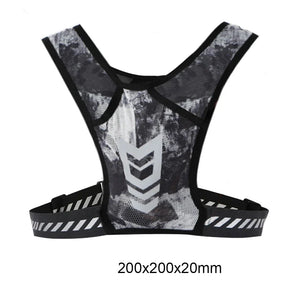 Reflective Running Vest with Phone Pocket