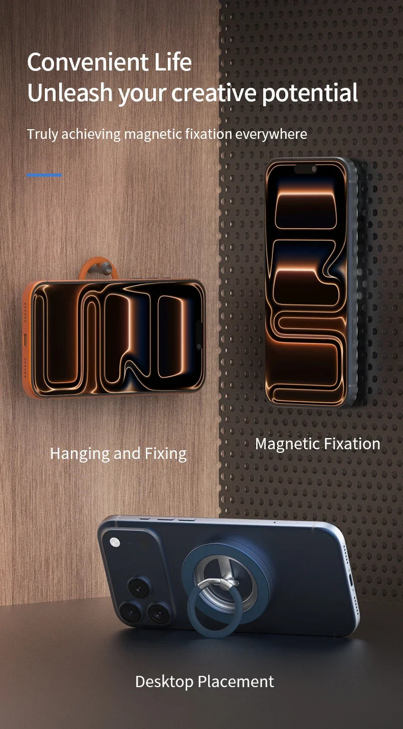 2026 New Double Sided Magnetic Phone Stand For MagSafe - Strong Magnet, Folding Holder For IPhone Android Accesories phone holder phone holder car iphone accessories phone stand