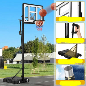 Perfect Your Dunk Adjustable Basketball Hoop for Backyard Fun