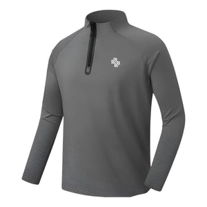 Long Sleeve Performance Polo Shirt for Men  Breathable  Comfortable