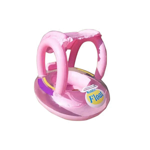 Safe and Fun Baby Swim Ring with Sun Protection