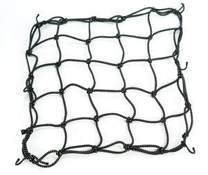Elasticated Bungee Cargo Luggage Package Net with 6 Hooks for Rear Bicycle